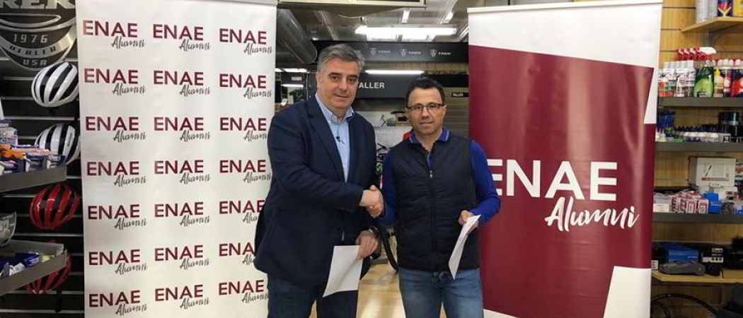 ENAE ALUMNI apuesta por el deporte con Bicicletas Borrascas