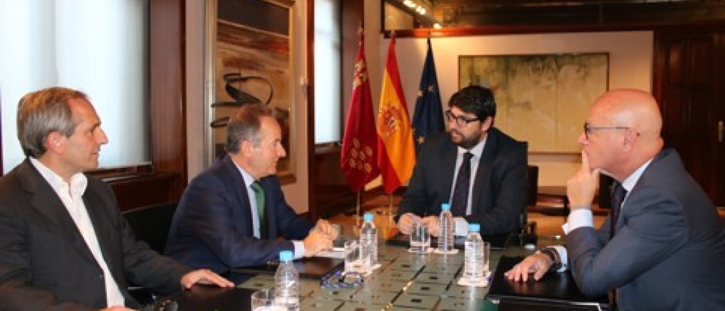 ENAE anuncia su próxima adscripción a la UPCT en su visita institucional al Presidente de la Comunidad Fernando López Miras